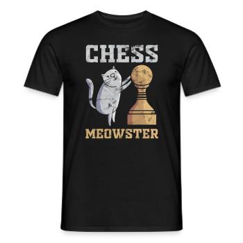 Chats Chat Enfants Enfants Cadeau - T-shirt homme - noir - Devant - AI Model Male 178 light (178cm)
