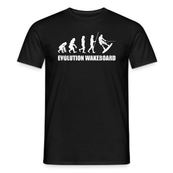 Wakeboard Wakeboarding Evolution - T-shirt homme - noir - Devant - AI Model Male 178 light (178cm)