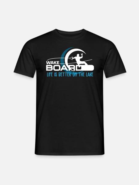 Wakeboard wakeboarding surfers - Men's T-Shirt - black
