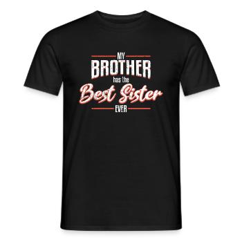 Sister brothers sisters - Men's T-Shirt - black - Front - AI Model Male 178 light (178cm)