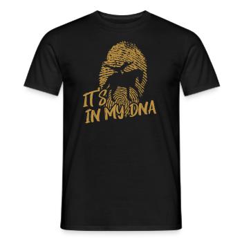 Voltigierfahrt DNA Geschenk - Men's T-Shirt - black - Front - AI Model Male 178 light (178cm)