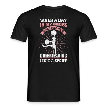 Cheerleading Girl - Männer T-Shirt - Schwarz - Vorne - AI Model Male 178 light (178cm)