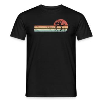 Schlagzeug Drummer Schlagzeuger Geschenk - Männer T-Shirt - Schwarz - Vorne - AI Model Male 178 light (178cm)