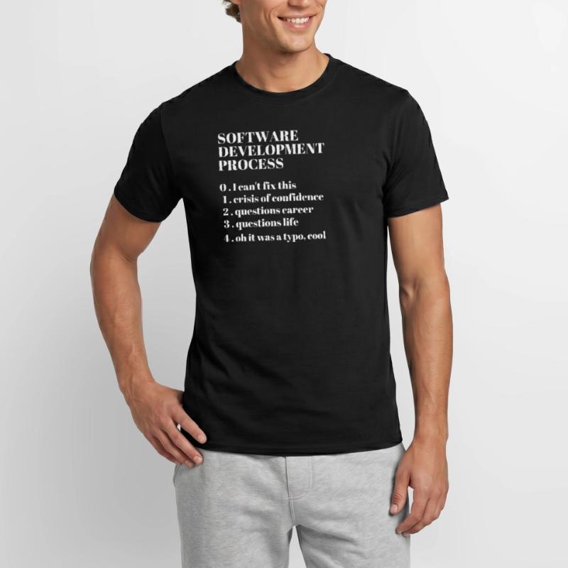 Software Development Funny Coding Programming T-shirt homme