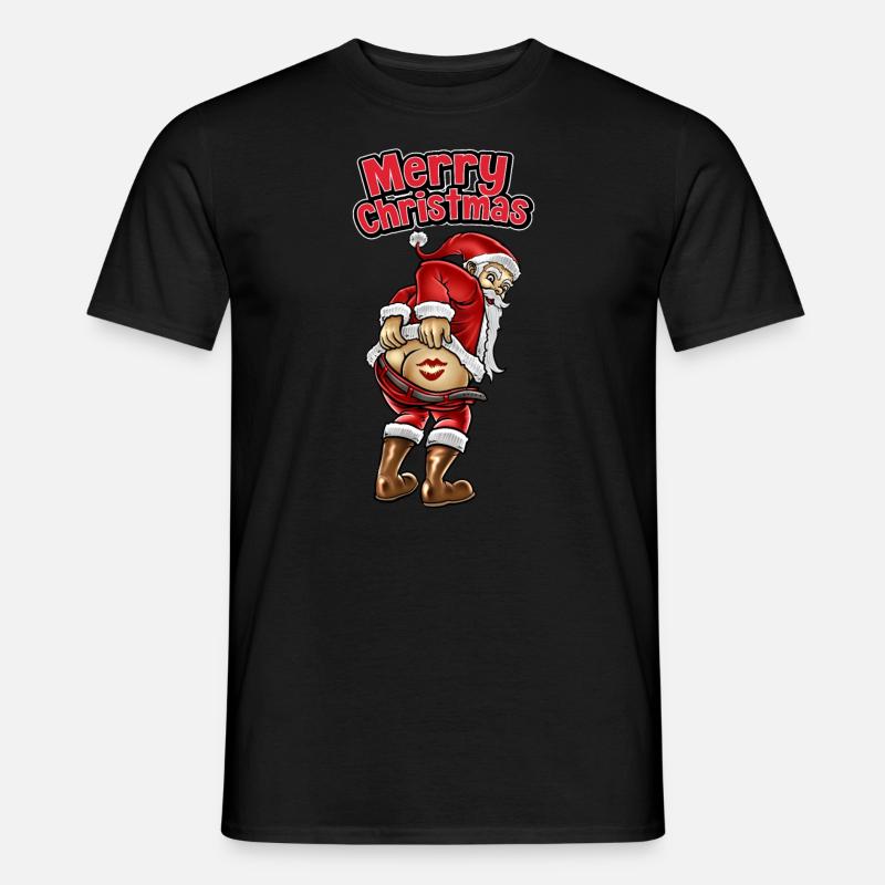 Frohe Weihnachten - Männer T-Shirt - Schwarz