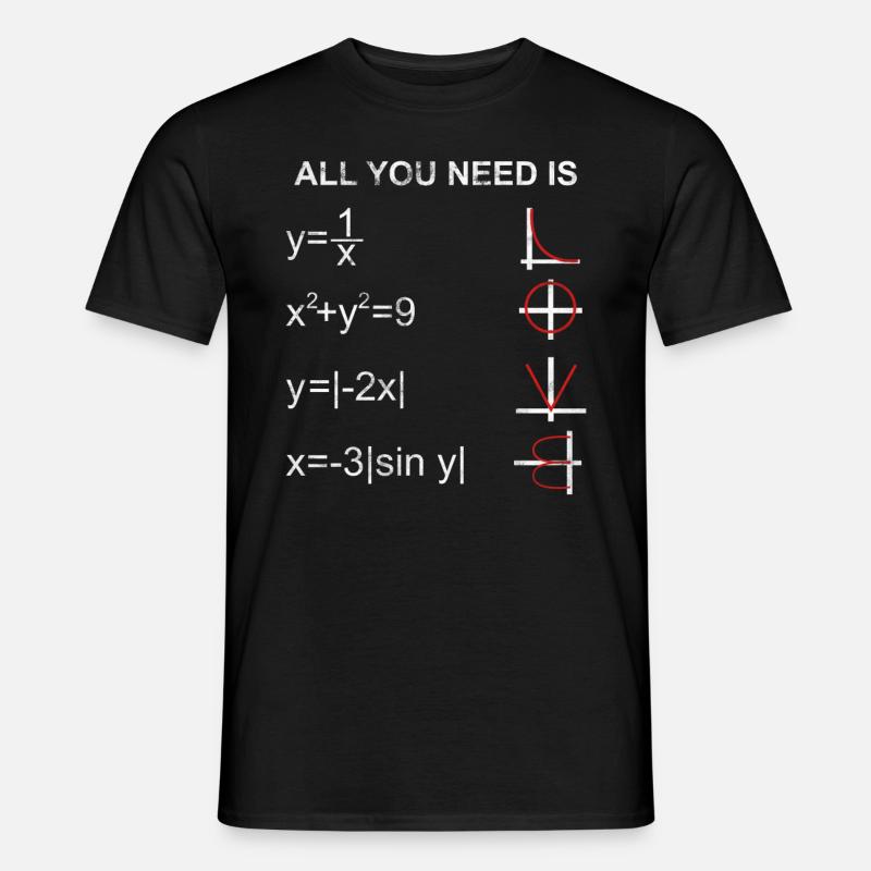 Mathematik Berechnung - Männer T-Shirt - Schwarz
