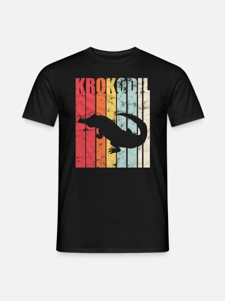 Crocodile saltwater crocodile - Men's T-Shirt - black