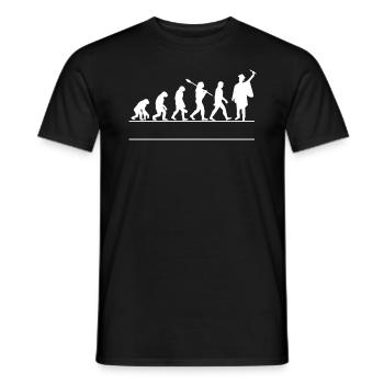 Abitur Evolution lustige Geschenkidee - Männer T-Shirt - Schwarz - Vorne - AI Model Male 178 light (178cm)