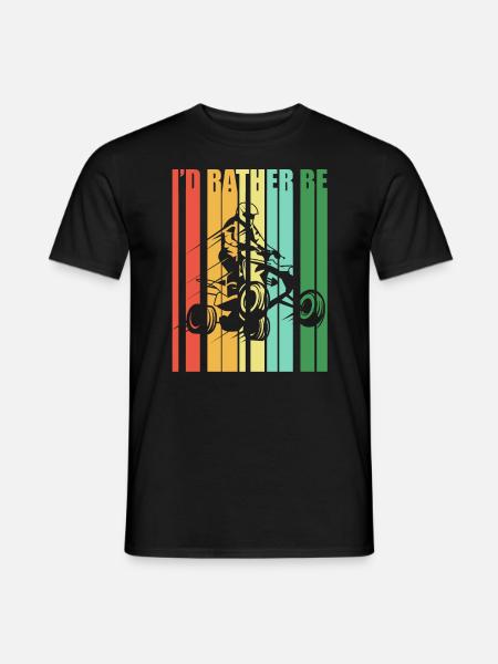 ATV Quad ATV Retro - Men's T-Shirt - black
