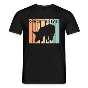 Cochon cochon - T-shirt homme - noir - Devant - AI Model Male 178 light (178cm)