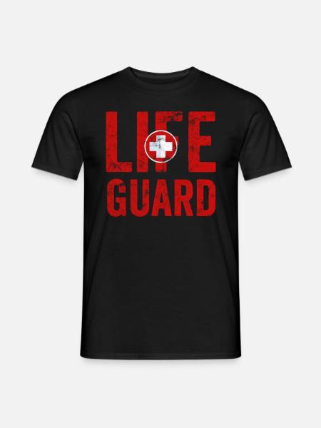 Lifeguard Supervision Rescue Gift - Men's T-Shirt - black