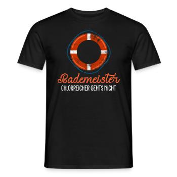 Lifeguard - Funny sayings - Men's T-Shirt - black - Front - AI Model Male 178 light (178cm)