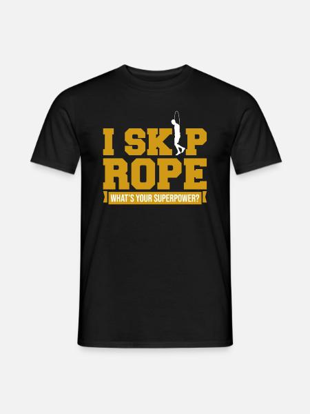 Skip rope Gift - Men's T-Shirt - black