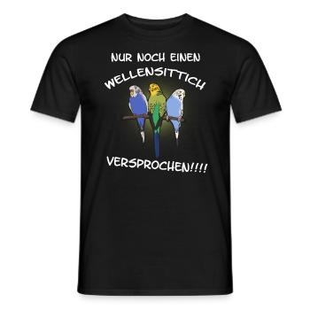 Budgie a promis - T-shirt homme - noir - Devant - AI Model Male 178 light (178cm)