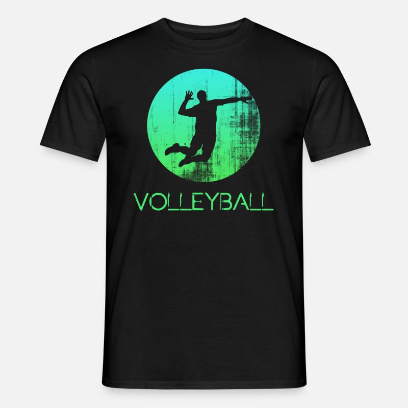 volleyball - Männer T-Shirt - Schwarz