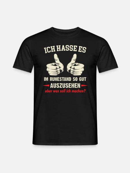Rentner - Ruhestand Geschenk - Männer T-Shirt - Schwarz