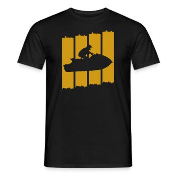 Jet Ski - Männer T-Shirt - Schwarz - Vorne - AI Model Male 178 light (178cm)