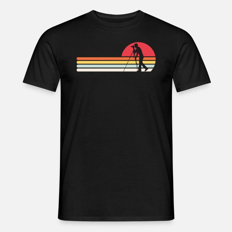 Fotograf - Männer T-Shirt - Schwarz