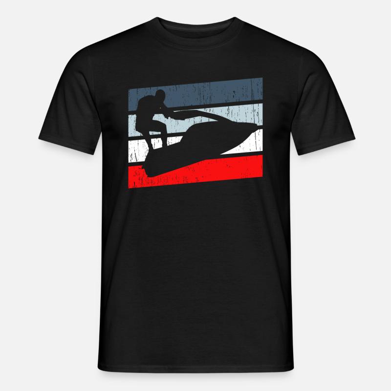 Jet Ski - Männer T-Shirt - Schwarz