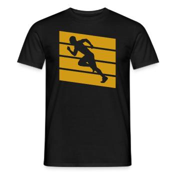 Jogging Iron Man - T-shirt homme - noir - Devant - AI Model Male 178 light (178cm)