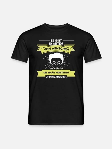 Informatiker - lustige Sprüche Geschenk - Männer T-Shirt - Schwarz