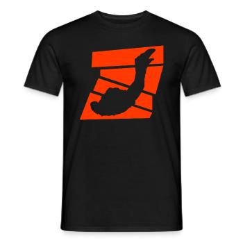 Fallschirmspringen - Männer T-Shirt - Schwarz - Vorne - AI Model Male 178 light (178cm)