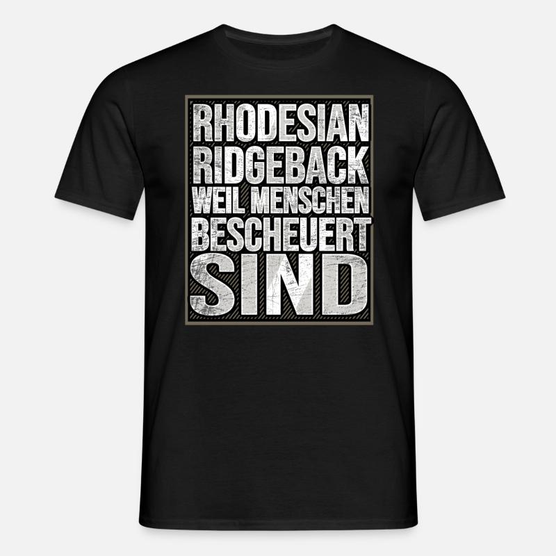 Rhodesian Ridgeback - Männer T-Shirt - Schwarz