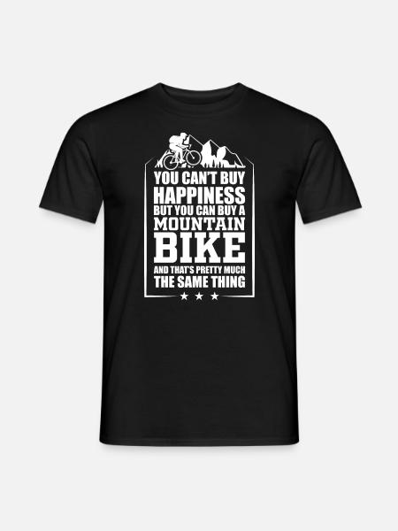 VTT tout-terrain - T-shirt homme - noir
