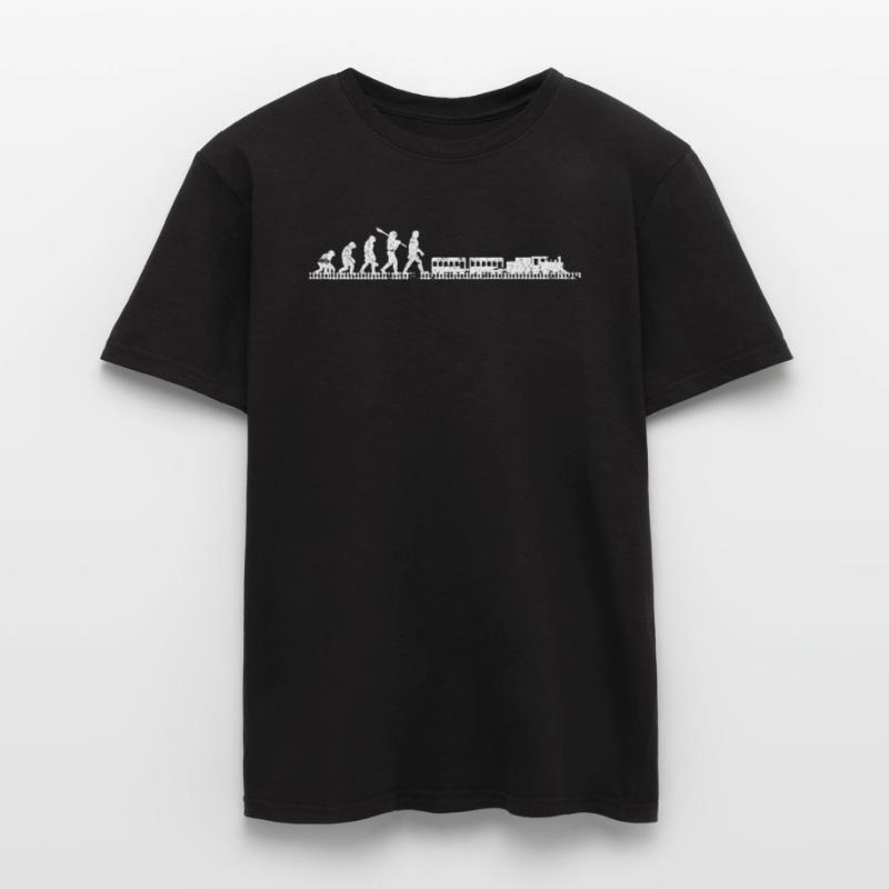 Model Maker Model Train Evolution Gift Men's T-Shirt