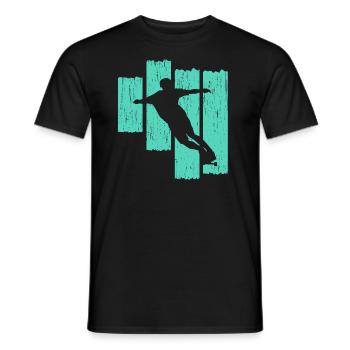 longboard - T-shirt homme - noir - Devant - AI Model Male 178 light (178cm)