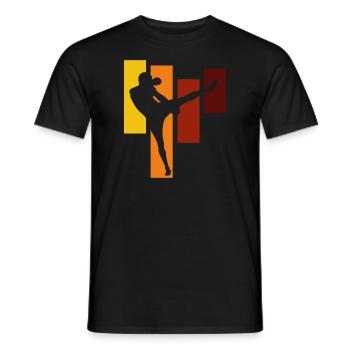 kickboxing - T-shirt homme - noir - Devant - AI Model Male 178 light (178cm)