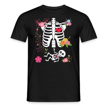 halloween t shirt maternity - Men's T-Shirt - black - Front - AI Model Male 178 light (178cm)