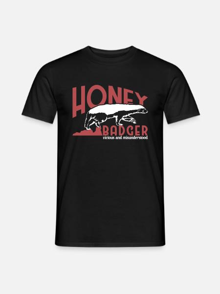 Ratel - Männer T-Shirt - Schwarz