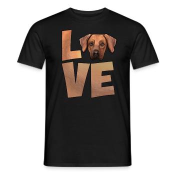 Rhodesian Ridgeback - Men's T-Shirt - black - Front - AI Model Male 178 light (178cm)