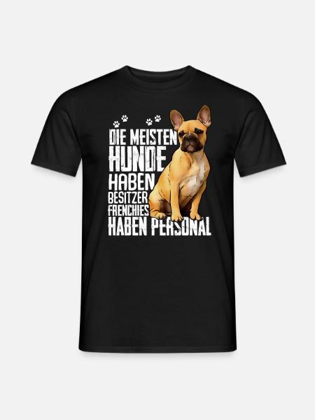 Bulldog français - T-shirt homme - noir