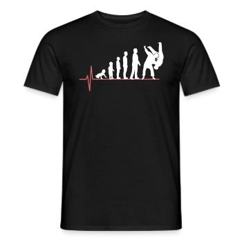 Judo4 - T-shirt homme - noir - Devant - AI Model Male 178 light (178cm)