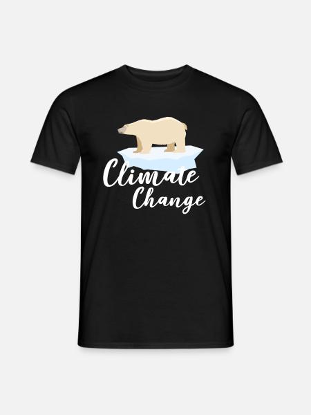 Changement climatique - T-shirt homme - noir