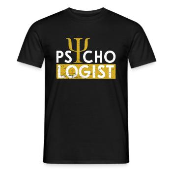 Psychologue - T-shirt homme - noir - Devant - AI Model Male 178 light (178cm)