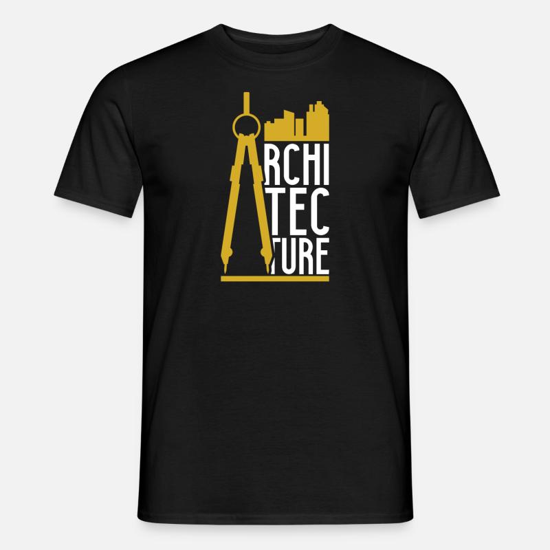 Die Architektur - Männer T-Shirt - Schwarz