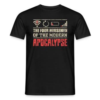 IT Informatik Lustig Motiv - Männer T-Shirt - Schwarz - Vorne - AI Model Male 178 light (178cm)