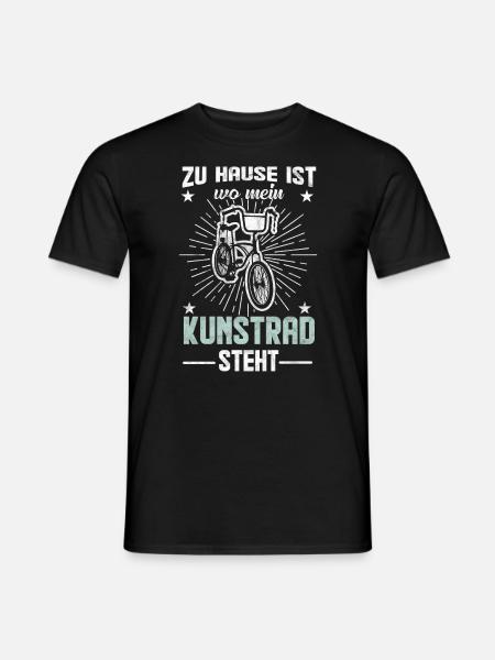 Kunstrad Spruch Geschenkidee - Männer T-Shirt - Schwarz