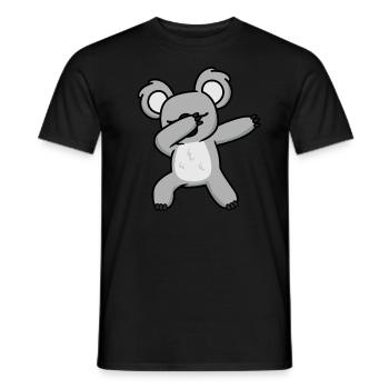 Dabbing Koala Design for Australia Lovers - Men's T-Shirt - black - Front - AI Model Male 178 light (178cm)