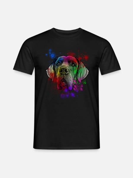 Great Dane Dog - Men's T-Shirt - black