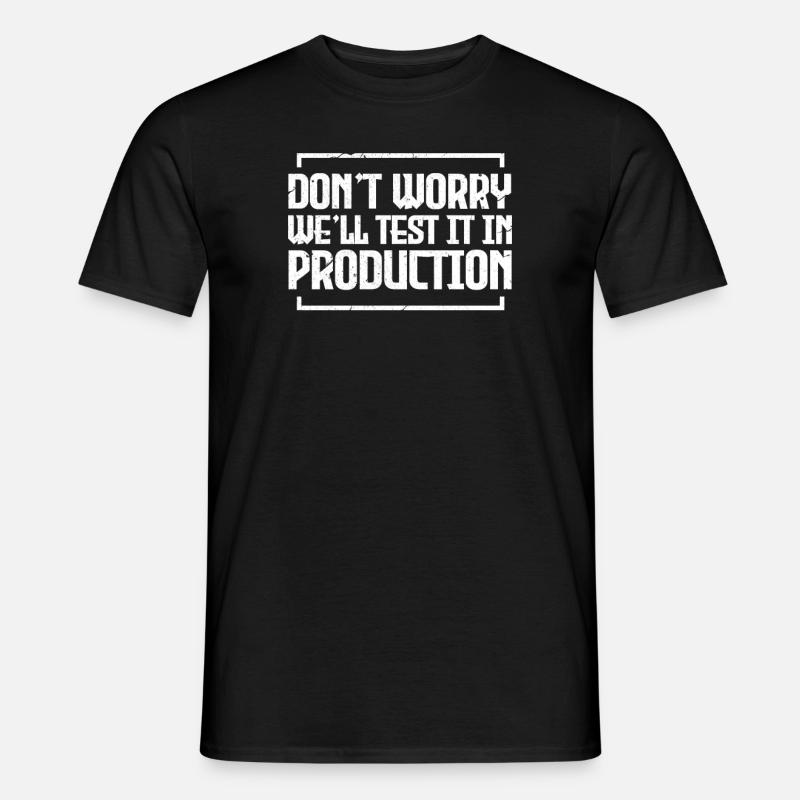Programmierer Code Informatik Coder Geschenk - Männer T-Shirt - Schwarz