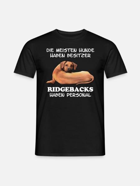Rhodesian Ridgeback - Männer T-Shirt - Schwarz