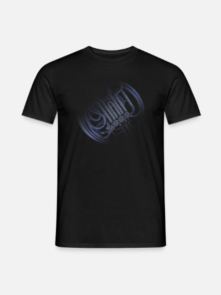 waldhorn french horn - Männer T-Shirt - Schwarz