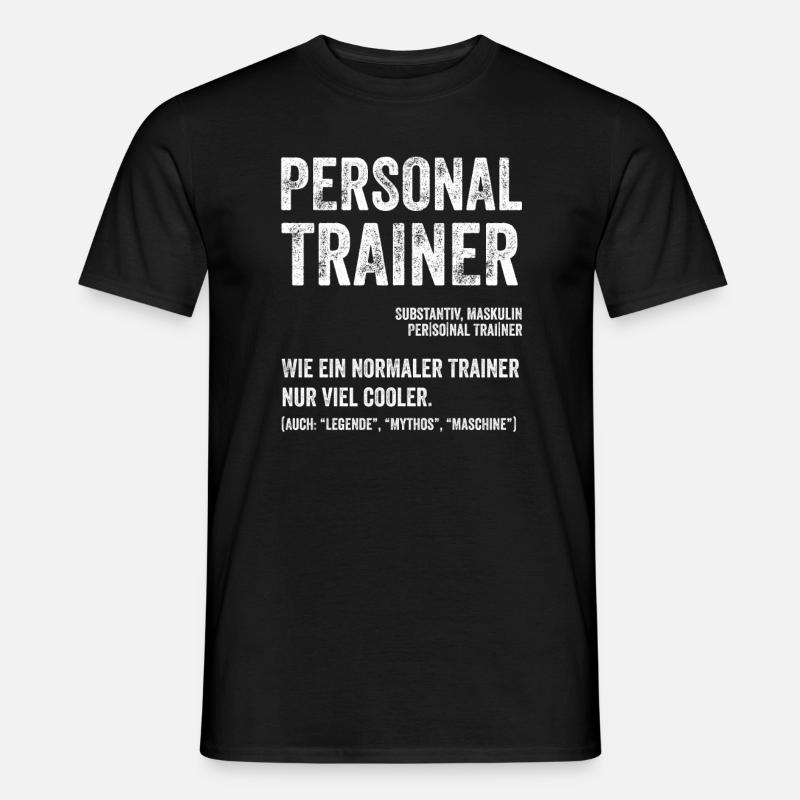 Personal Trainer Trainer - Männer T-Shirt - Schwarz