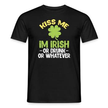 St Patricks Day - T-shirt homme - noir - Devant - AI Model Male 178 light (178cm)