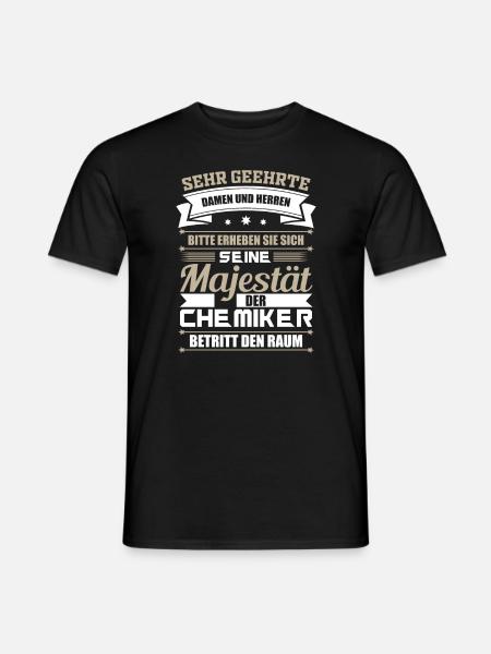 Chemiker Laborant - Männer T-Shirt - Schwarz