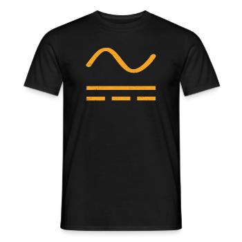 Électricien - T-shirt homme - noir - Devant - AI Model Male 178 light (178cm)